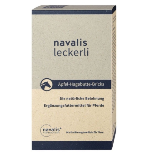 navalis Leckerli Apfel-Hagebutte-Bricks für Pferde