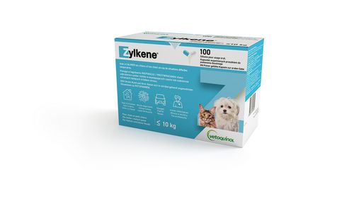 Zylkène 75mg  Kapseln für Katzen und kleine Hunde (≤ 10 kg) - Vetoquinol