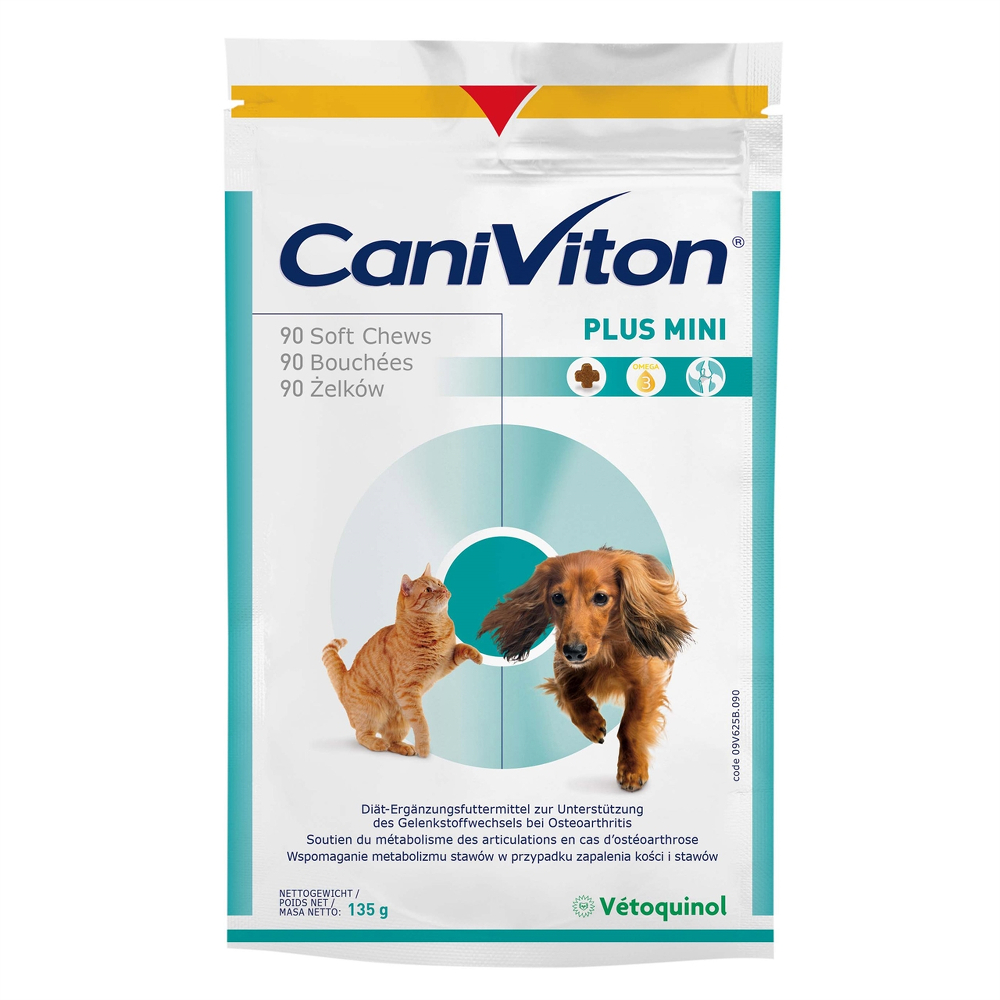 Vetoquinol Caniviton plus mini 90 chews