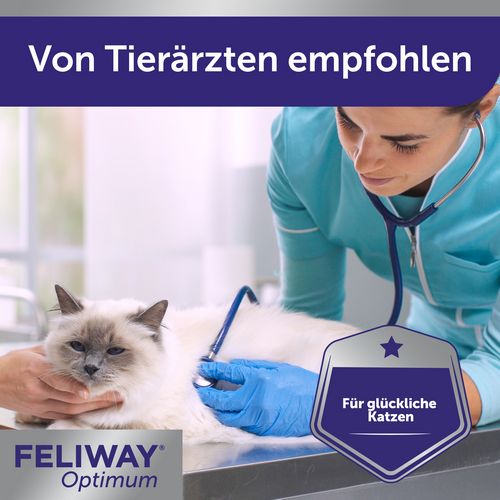 FELIWAY® Optimum Start-Set - Pheromone zur Reduktion von Stressverhalten für glückliche Katzen