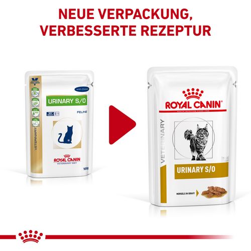 Royal Canin Veterinary URINARY S/O Häppchen in Soße Nassfutter für Katzen 12 x 85 g