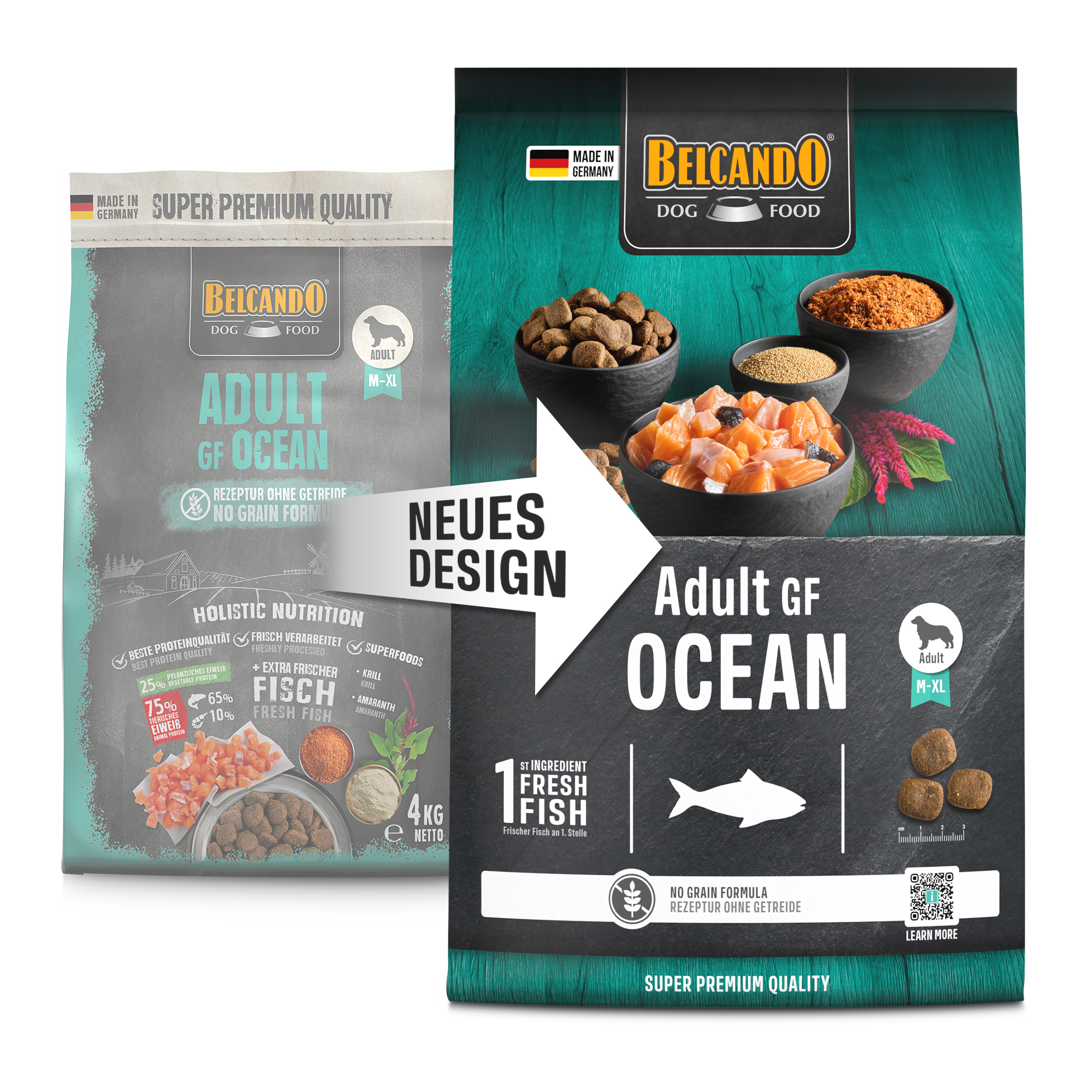 Belcando - ADULT - 4 kg - Hundefutter - getreidefrei - GF OCEAN