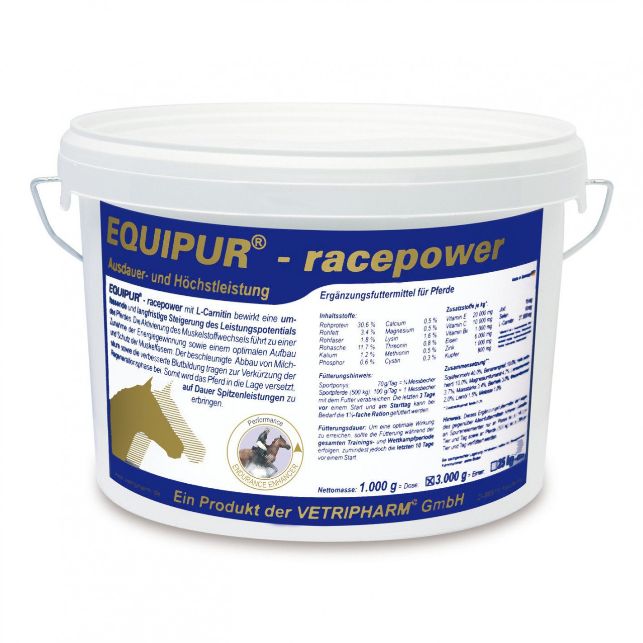 Equipur Herbes Bronchiques Pour Chevaux - Granulés 1kg - Soutien Respiratoire Naturel
