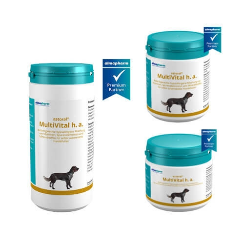 almapharm astoral MultiVital h.a. für Hunde 250g - Menge: 250g